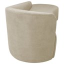 Ver imagem 7 de Recamier Curvo Orgânico 180cm 3 Lugares Lado Direito para Sala de Estar em Linho Paris