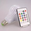 Ver imagem 1 de Lâmpada Led 12w E27 Rgb Colorida com Caixa de Som Bluetooth e Controle Remoto