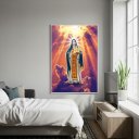 Ver imagem 2 de Quadro Decorativo Santa Edwiges - 70x50cm:moldura Preta