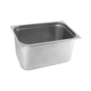 Kit 2 Cubas Gastronomica Inox Gn 1/2 X 200mm (325X265mm)