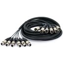 Ver imagem 1 de Multicabos com Conectores Xlr 6 Vias Amphenol - 20 Metros