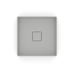 Cuba de Apoio 35cm X 35cm sem Mesa T4 Terra Roca - 4