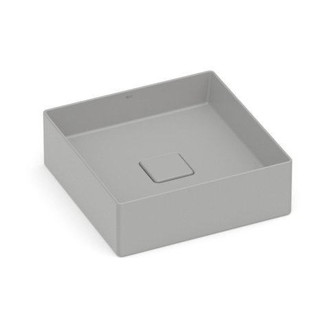 Cuba de Apoio 35cm x 35cm sem Mesa T4 Terra Roca Cinza/Stone
