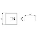 Ver imagem 2 de Cuba de Apoio 35cm X 35cm sem Mesa T4 Terra Roca