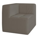 Ver imagem 1 de Sofá de Canto Modulado 1 Lugar 77cm Espuma D33 Multimóveis CR45349 Bege Escuro