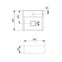 Ver imagem 2 de Cuba de Apoio 35x35cm com Mesa T8 Terra
