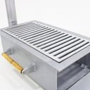 Ver imagem 4 de Fogão 2 Bocas Portátil com Grela Churrasqueira Cinza