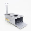 Ver imagem 1 de Fogão 2 Bocas Portátil com Grela Churrasqueira Cinza