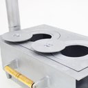 Ver imagem 5 de Fogão 2 Bocas Portátil com Grela Churrasqueira Cinza