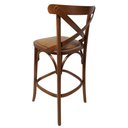 Ver imagem 3 de Kit 4 Banquetas Alta Bistro Maciça Rattan Gourmet Luxo