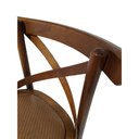 Ver imagem 4 de Kit 4 Banquetas Alta Bistro Maciça Rattan Gourmet Luxo