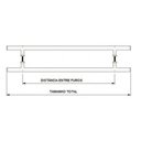 Ver imagem 4 de Puxador para Porta Pivotante Inox Escovado 40cm Fs.master