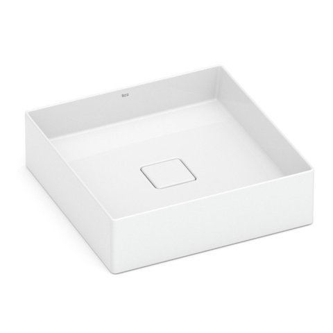 Cuba de Apoio 40x40cm sem Mesa T5 Terra Branco Roca