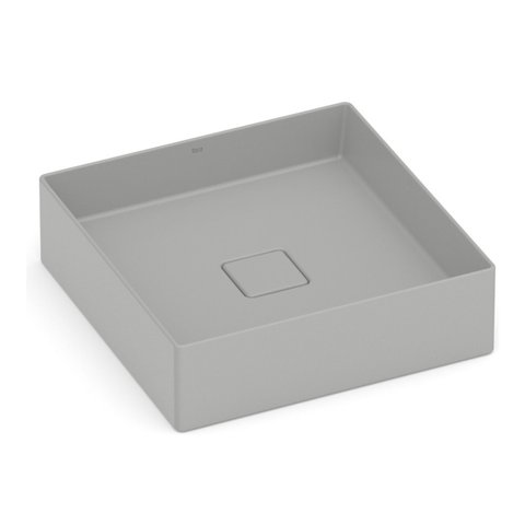Cuba de Apoio 40x40cm sem Mesa T5 Terra Cinza/Stone Roca