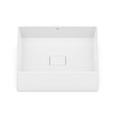 Ver imagem 3 de Cuba de Apoio 40x40cm sem Mesa T5 Terra Branco/Blanco Mate Roca
