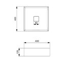 Ver imagem 2 de Cuba de Apoio 40x40cm sem Mesa T5 Terra