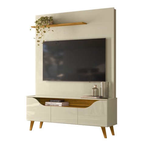 Rack com Painel 136cm Polo Madetec