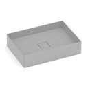 Ver imagem 1 de Cuba de Apoio Retangular 51cm X 36cm sem Mesa T6 Terra Roca