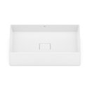 Ver imagem 3 de Cuba de Apoio Retangular 51cm x 36cm sem Mesa T6 Terra Roca Branco/Blanco Mate