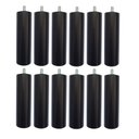 Ver imagem 1 de Kit 12 Pés Cama Box Solteiro ou Bipartida Tubo 13 Cm Cor:preto