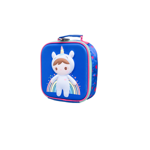 Lancheira Bonequinha Azul