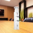 Ver imagem 3 de Torre de Tomada com 2 Tomadas + 2 Usb (tipo A+c) Retrátil Renna