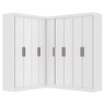 Guarda-roupa Modulado de Canto 9 Portas e 4 Gavetas Paris - 2