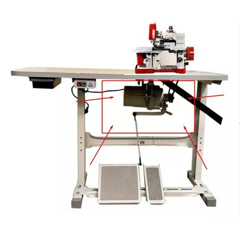 Motor Grande Máquina de Costura Overloque Semi Industrial