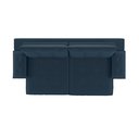 Ver imagem 5 de Sofá Retrátil e Reclinável Slim 250cm 4 Lugares Fofao Premium Azul Marinho