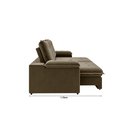 Ver imagem 2 de Sofá Retrátil e Reclinável Slim 250cm 4 Lugares Fofao Premium Marrom