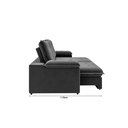 Ver imagem 2 de Sofá Retrátil e Reclinável Slim 250cm 4 Lugares Fofao Premium Cinza Titânio