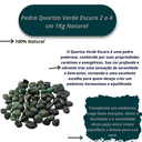 Ver imagem 4 de Pedra Quartzo Verde Escuro 2 a 4 Cm 1 Kilo Natural