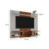 Painel Ripado para Tv até 55 Polegadas Atlas - 4