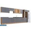 Ver imagem 2 de Kit Cozinha Modulada 14 Peças Versalis 1 (6aéreos+4balcões+1torrequente+3complementos) C14p164
