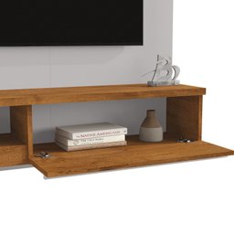 Painel para Tv até 55 Polegadas Led Prateleira de Vidro Denver - 9
