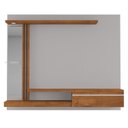 Ver imagem 7 de Painel para TV até 55 Polegadas com LED 160CMX136CM Prateleira de Vidro Denver Bege