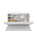 Ver imagem 2 de Cabeceira box Solteiro 0,88 Isis Branco com Painel Class Branco - Framar Móveis