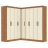 Guarda-roupa Modulado de Canto 9 Portas e 4 Gavetas Paris - 2