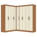 Ver imagem 2 de Guarda-roupa Modulado de Canto 9 Portas e 4 Gavetas Paris