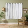Cortina Pratika Glam Slim Bella Janela 260x170 cm Branco - 1