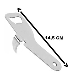 ABRIDOR DE LATA E GARRAFA AÇO INOX PROFISSIONAL (EUR) - 2