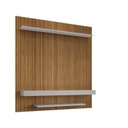 Ver imagem 4 de Painel Ripado para TV até 60 Polegadas 150CMX160,2cm Impressão Ripada 3D Leme Marrom