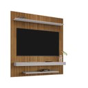 Ver imagem 2 de Painel Ripado para TV até 60 Polegadas 150CMX160,2cm Impressão Ripada 3D Leme Marrom
