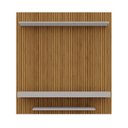 Ver imagem 5 de Painel Ripado para TV até 60 Polegadas 150CMX160,2cm Impressão Ripada 3D Leme Marrom