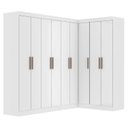 Ver imagem 2 de Guarda-roupa Modulado de Canto 9 Portas e 2 Gavetas Paris