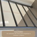 Ver mais imagens de Guarda-Roupa Modulado de Canto 9 Portas e 2 Gavetas Paris Branco