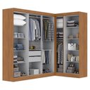 Ver imagem 4 de Guarda-roupa Modulado de Canto 9 Portas e 2 Gavetas Paris