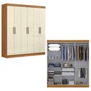 Ver imagem 7 de Guarda-roupa Modulado de Canto 9 Portas e 2 Gavetas Paris