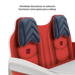 Cama Infantil Fast Car - Branco - 4