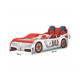 Cama Infantil Fast Car - Branco - 5